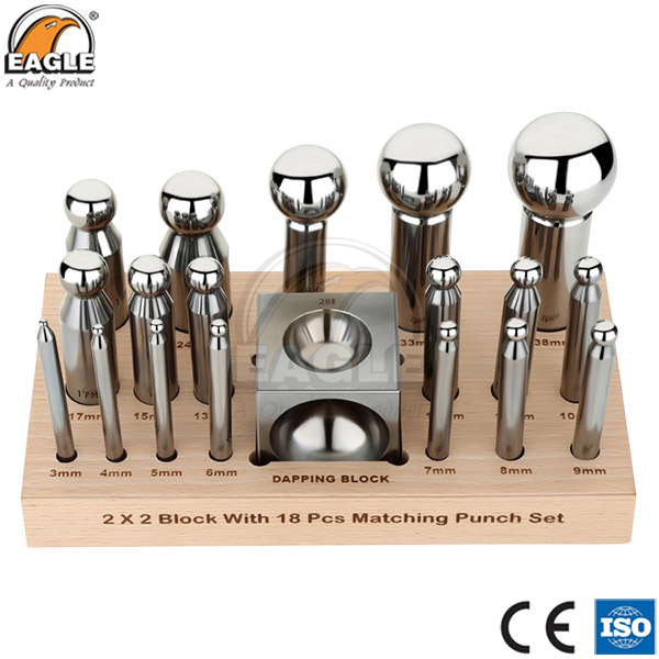 Dapping Drawing 19 Piece Dapping Set - Eagle Exports
